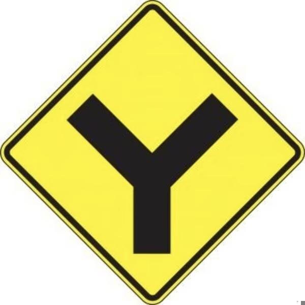 Accuform INTERSECTION WARNING SIGN FRW635RA FRW635RA - main